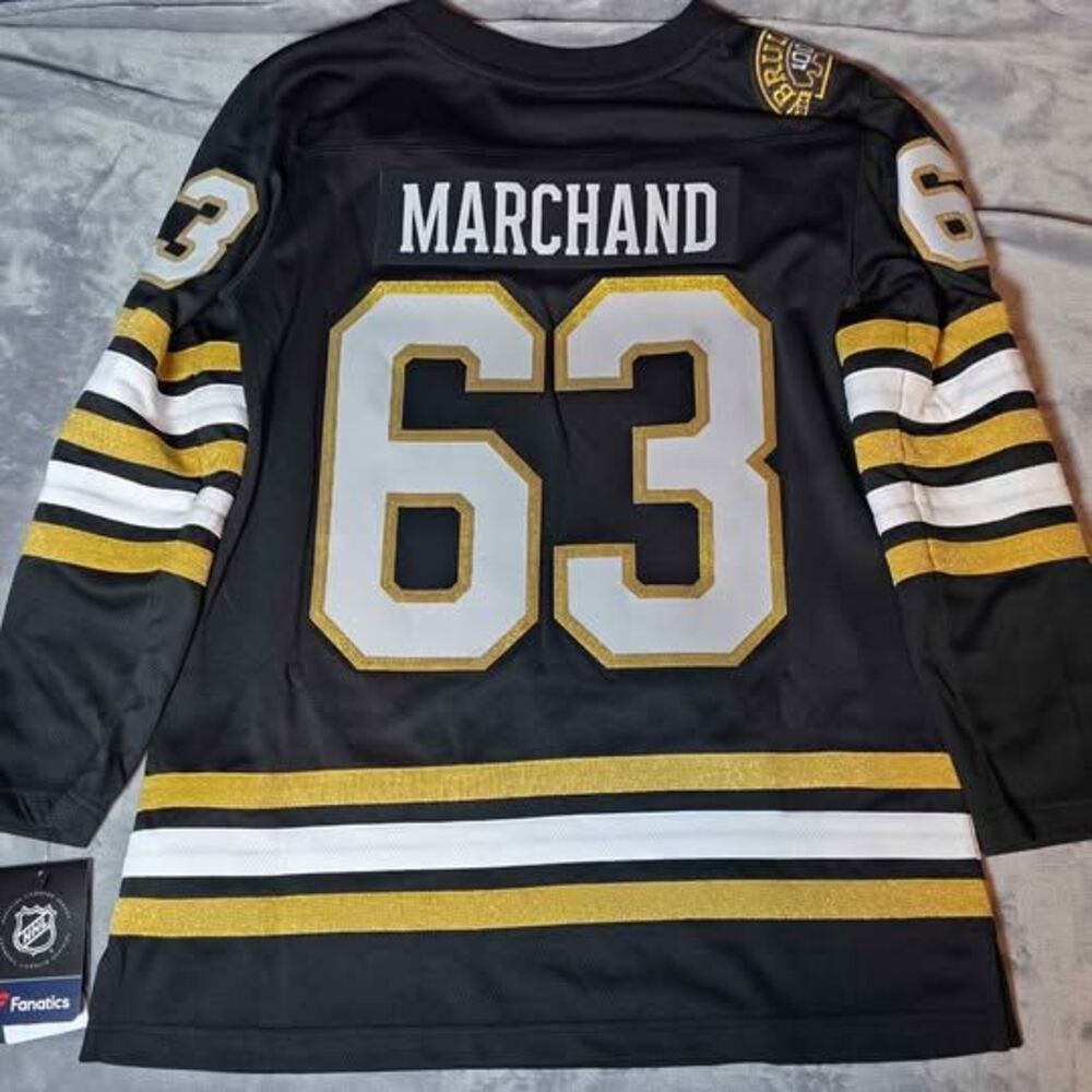 Brad Marchand Boston Bruins Womens Medium Fanatics NHL Jersey